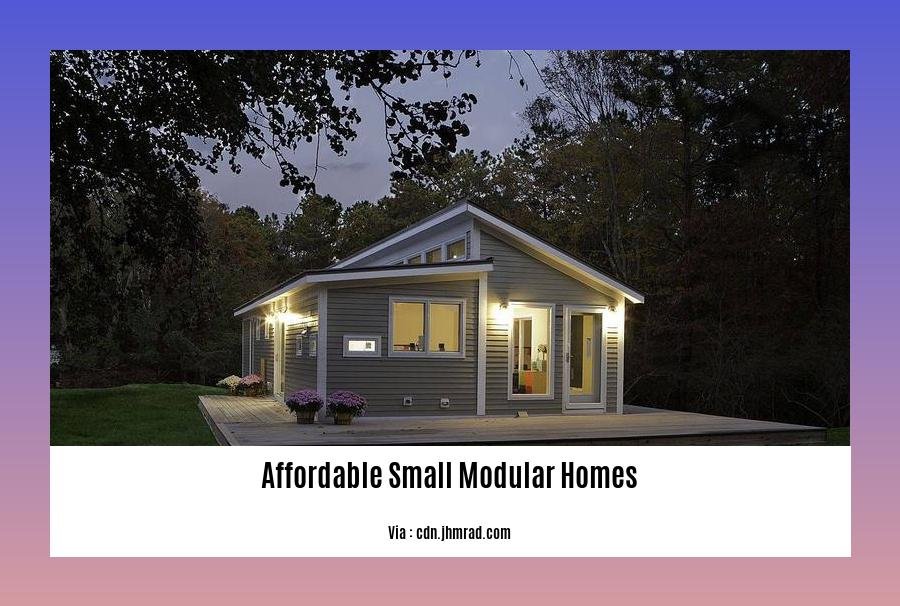 affordable small modular homes