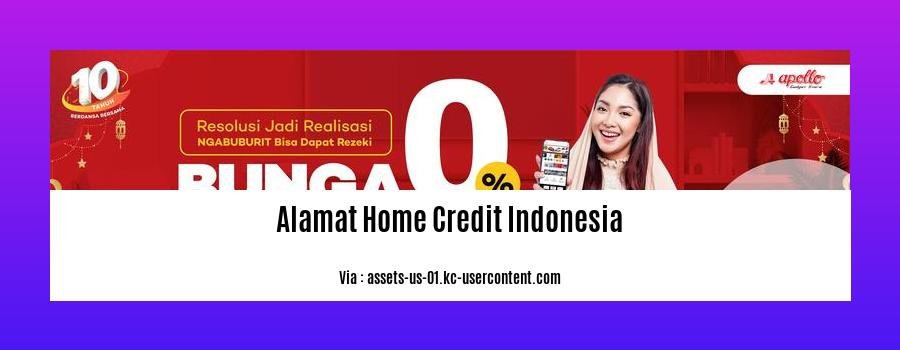 alamat home credit indonesia