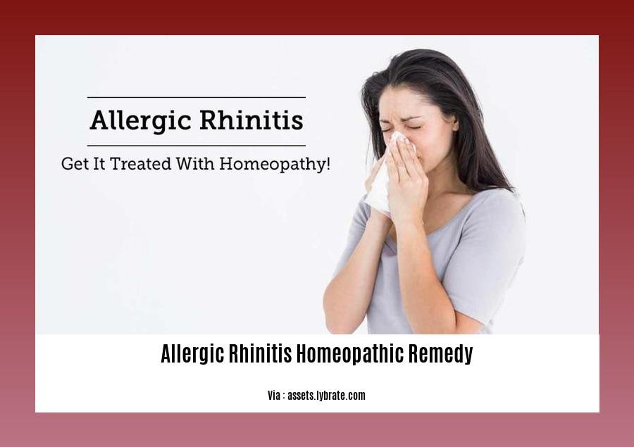 allergic rhinitis homeopathic remedy