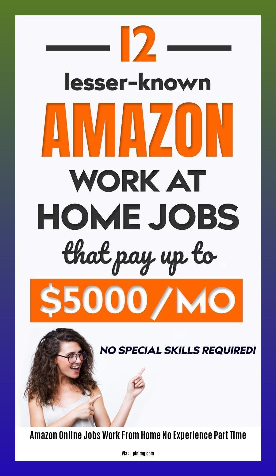 amazon online jobs work from home no experience part time