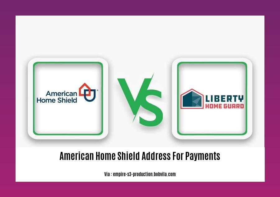 american home shield address for payments