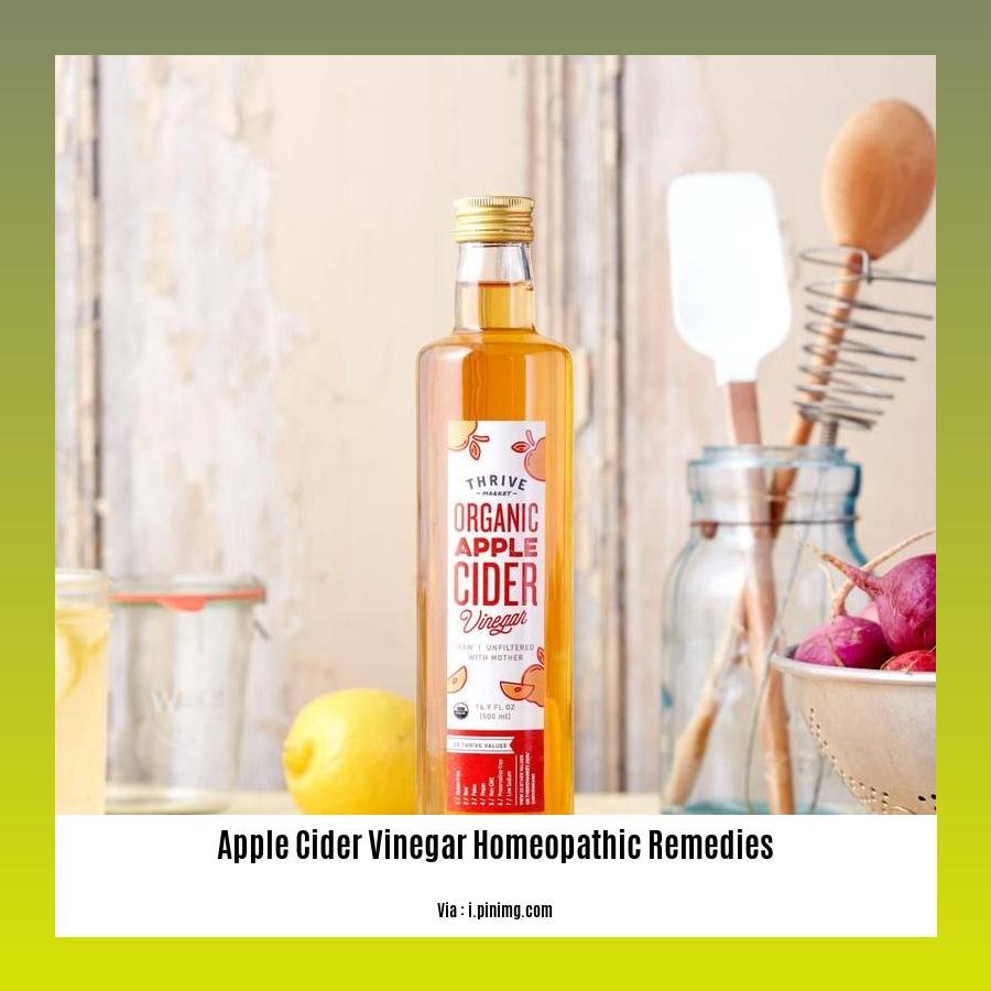 apple cider vinegar homeopathic remedies