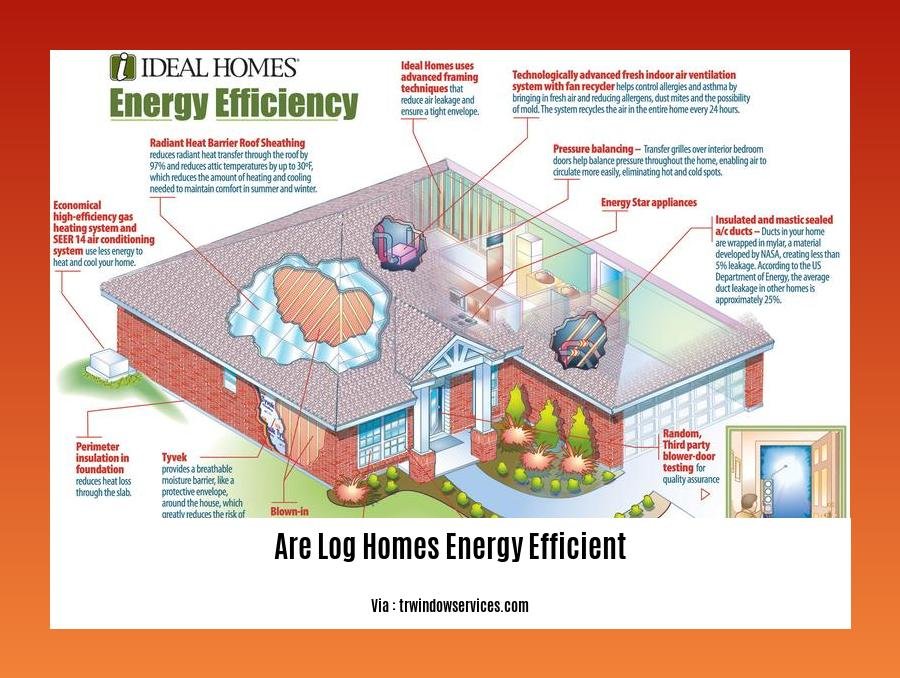 are log homes energy efficient