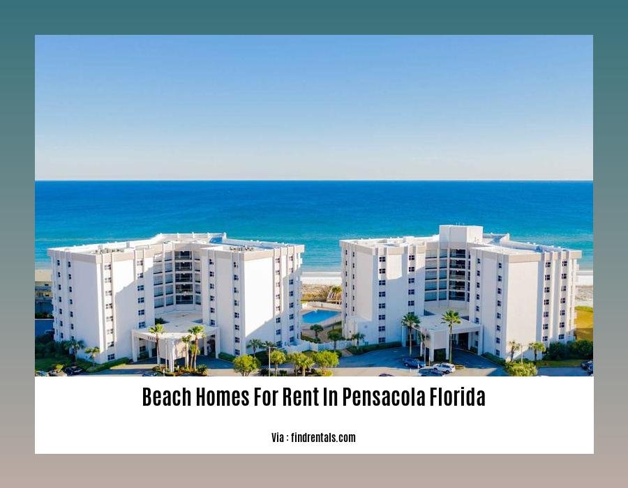 beach homes for rent in pensacola florida