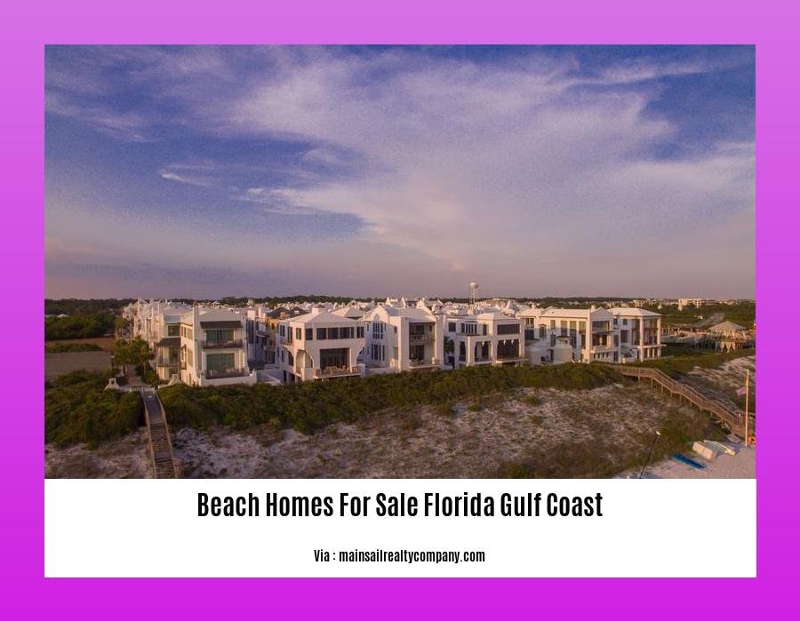 beach homes for sale florida gulf coast