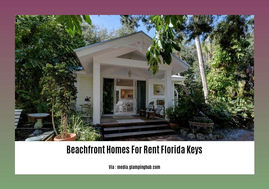 beachfront homes for rent florida keys