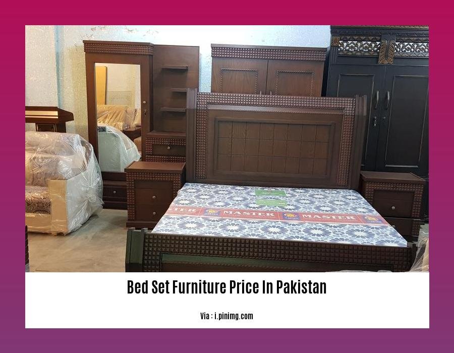 bed set furniture price in pakistan