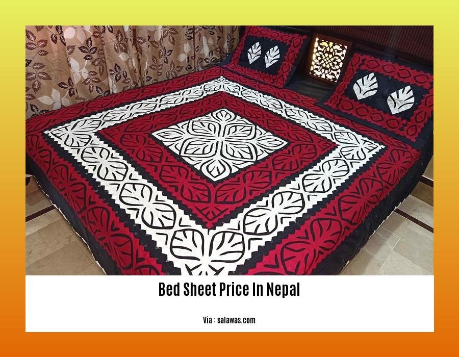 bed sheet price in nepal