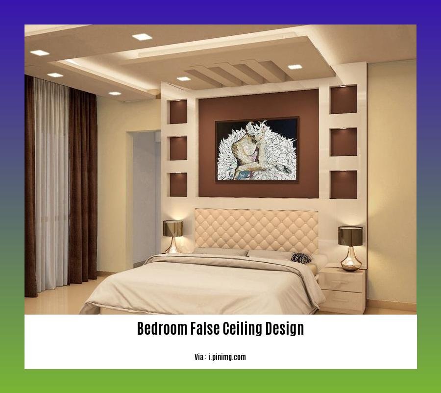 bedroom false ceiling design