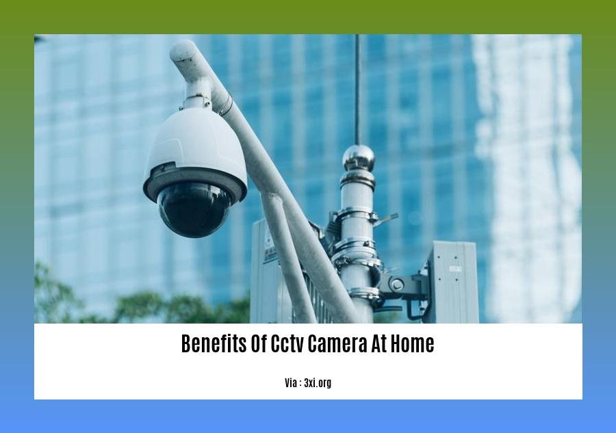 benefits of cctv camera at home