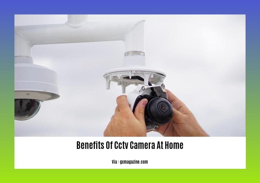 benefits of cctv camera at home