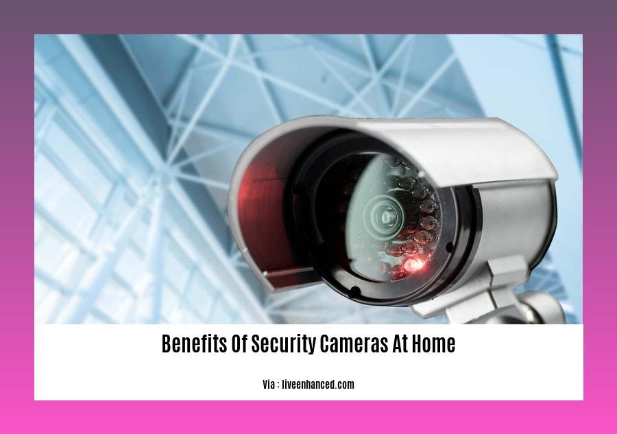 benefits of security cameras at home