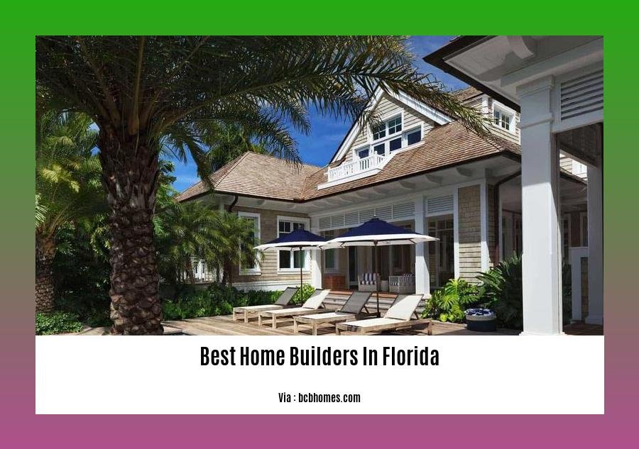 best home builders in florida