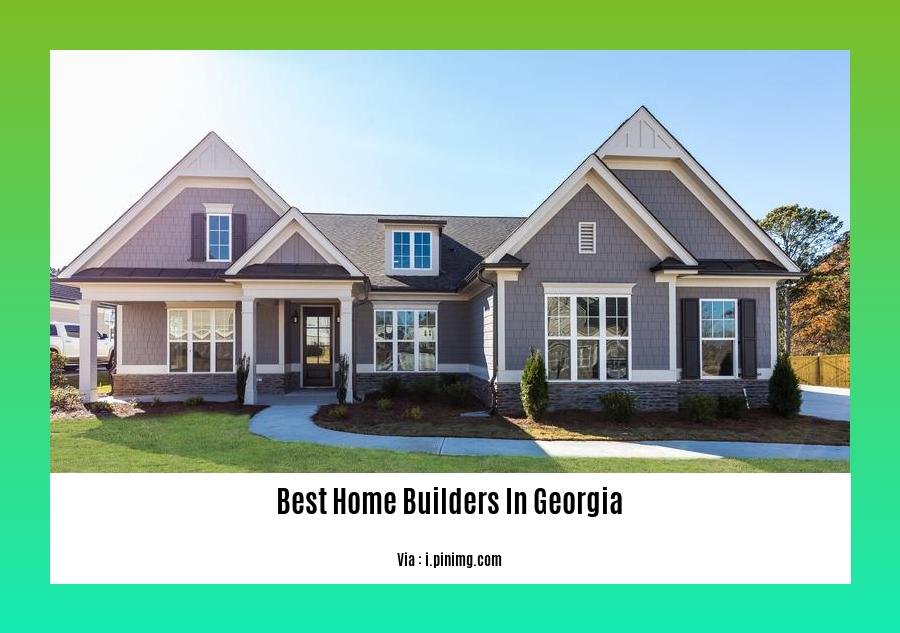 best home builders in georgia