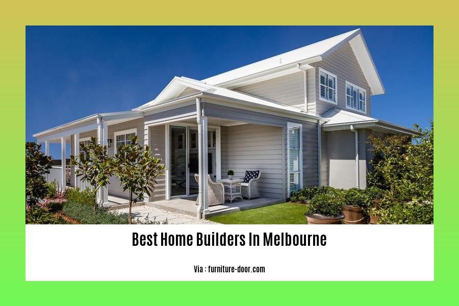 best home builders in melbourne