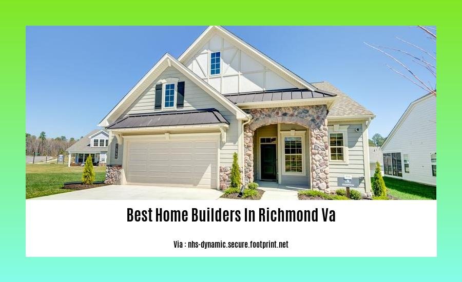 best home builders in richmond va
