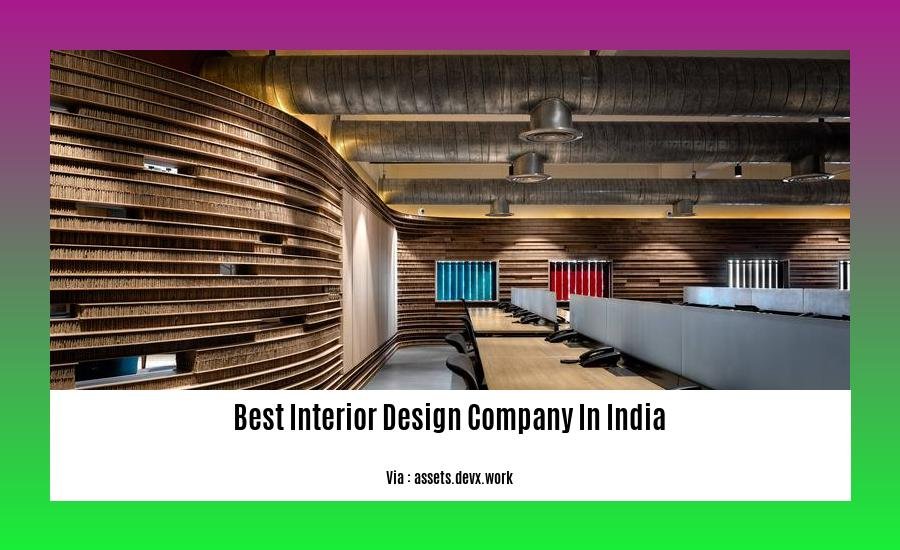 best interior design company in india
