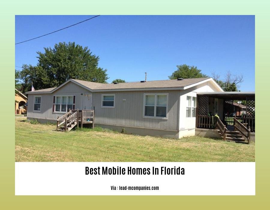 best mobile homes in florida