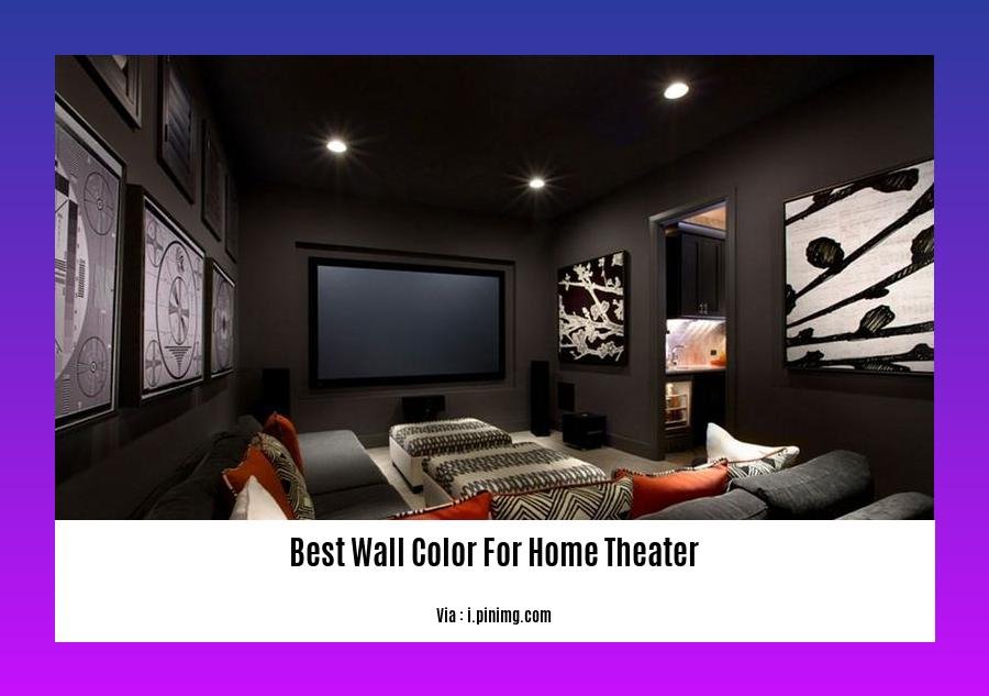 best wall color for home theater