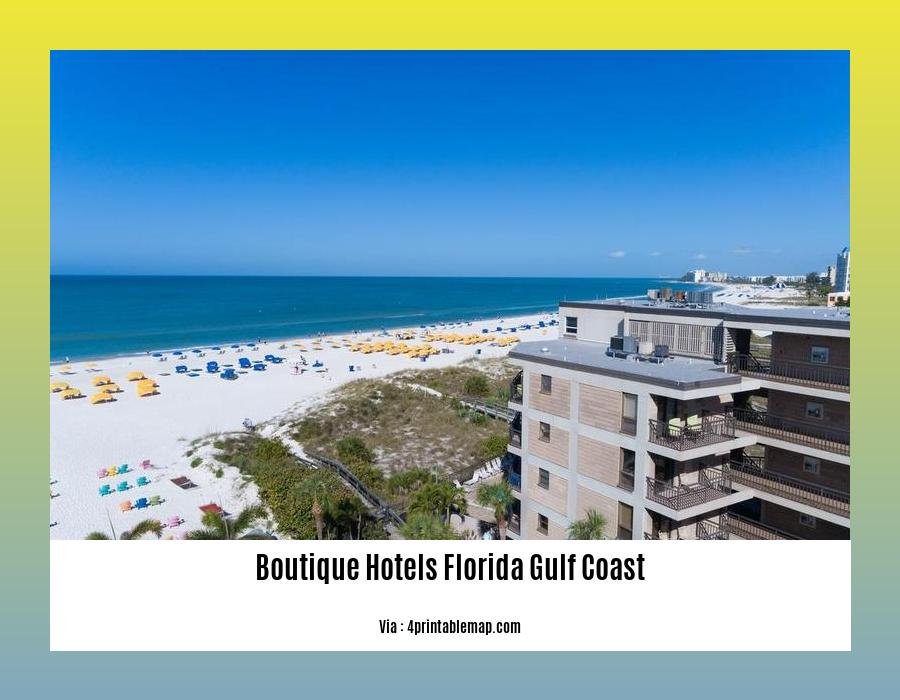 boutique hotels florida gulf coast