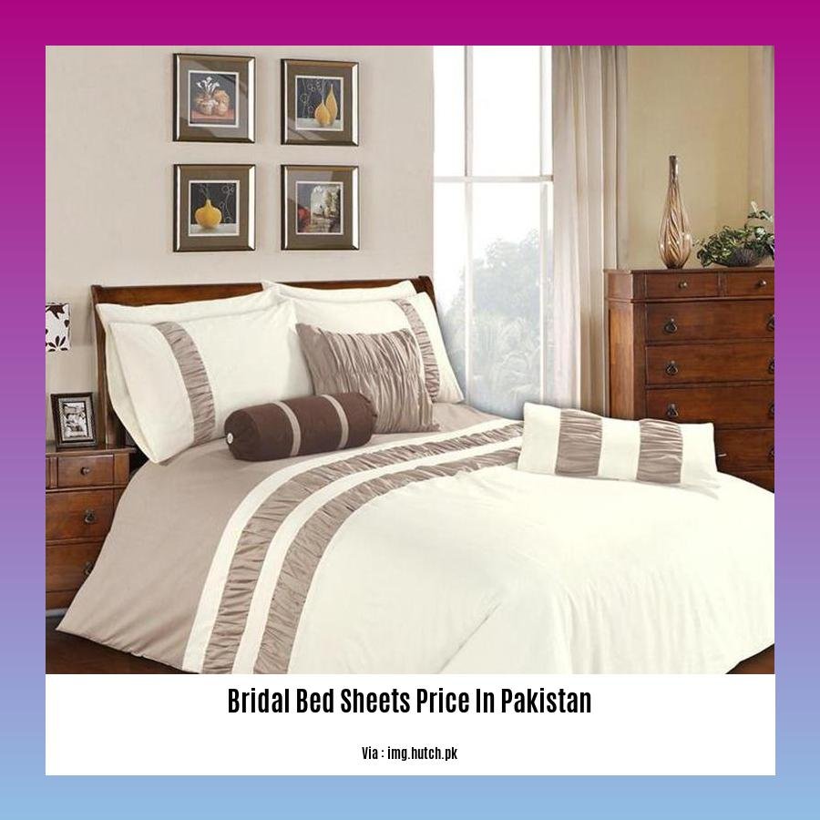 bridal bed sheets price in pakistan
