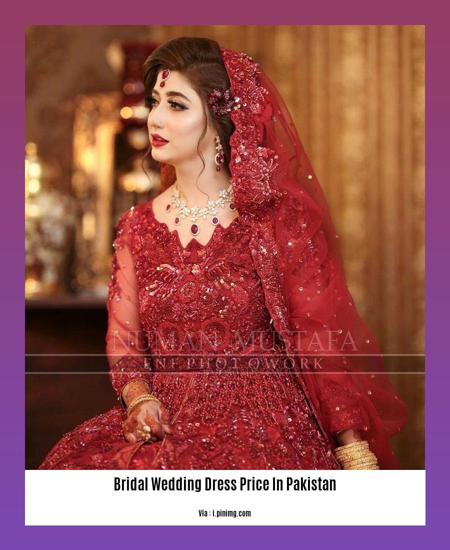 bridal wedding dress price in pakistan