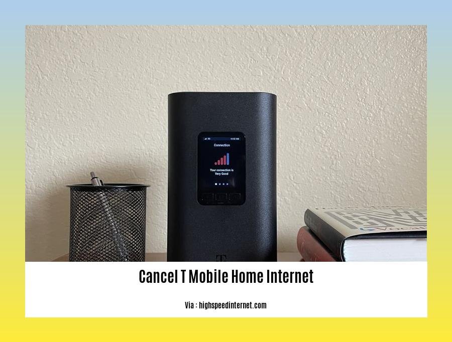 cancel t mobile home internet