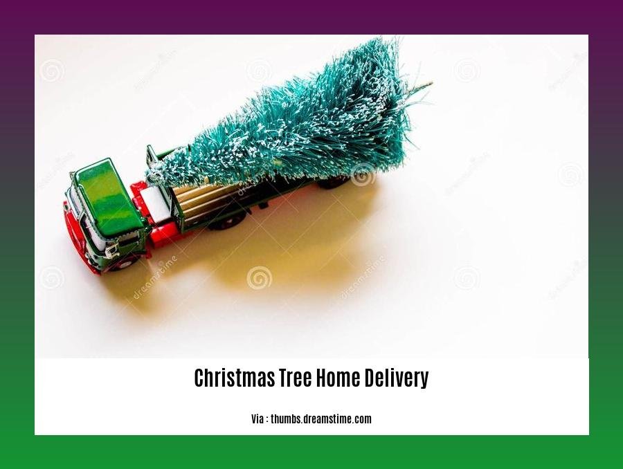 christmas tree home delivery