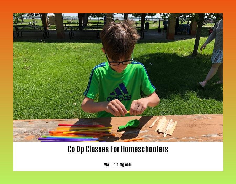 co op classes for homeschoolers