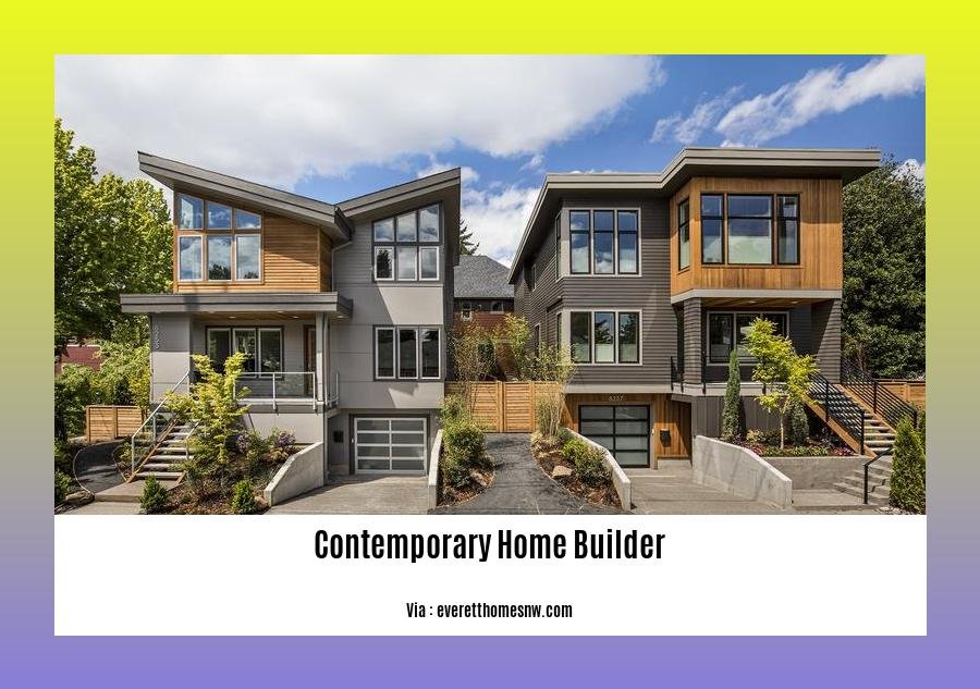 contemporary home builder