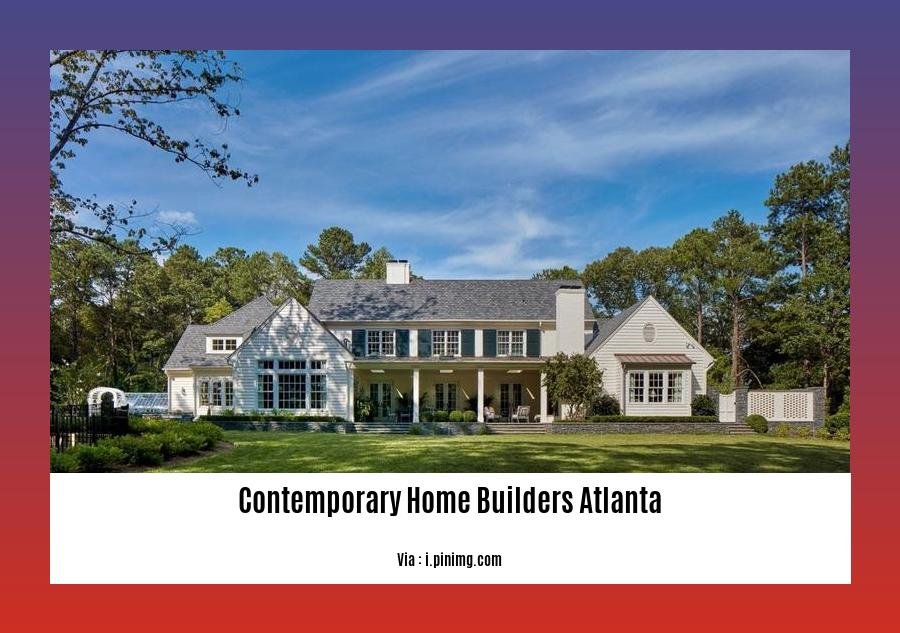 contemporary home builders atlanta