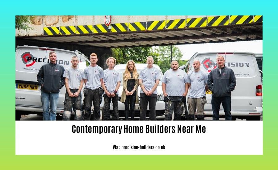 contemporary home builders near me