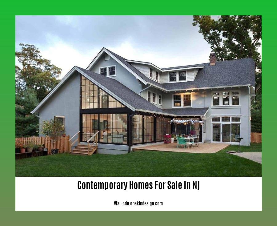 contemporary homes for sale in nj