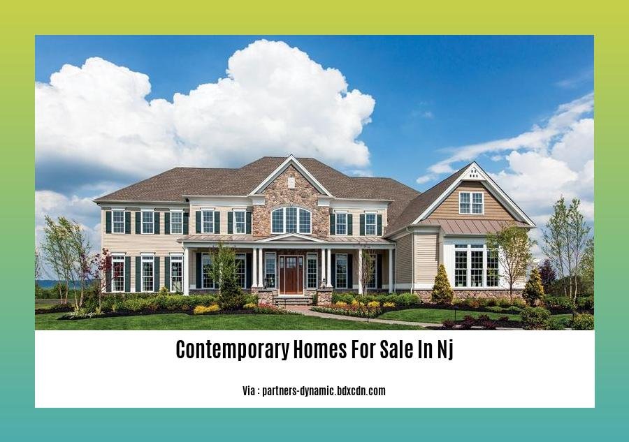 contemporary homes for sale in nj