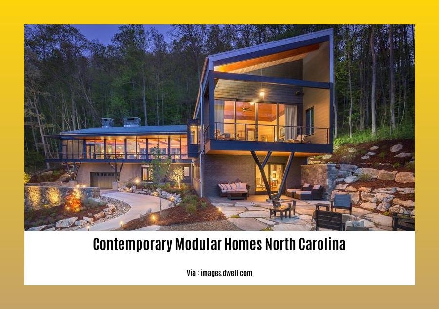 contemporary modular homes north carolina