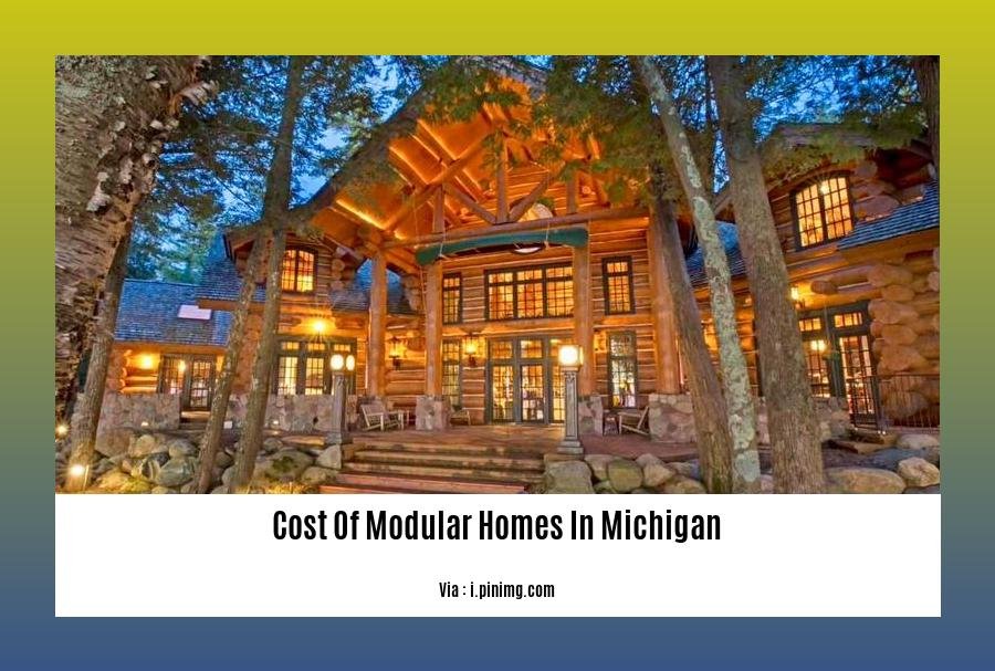 cost of modular homes in michigan