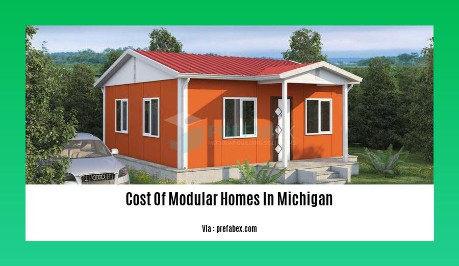 cost of modular homes in michigan
