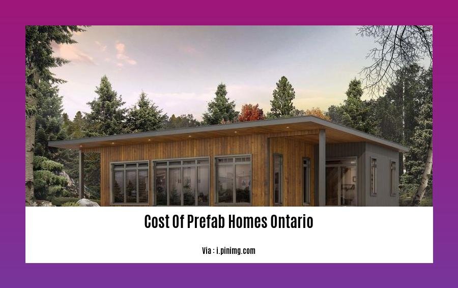  The Rising Cost of Prefab Homes in Ontario Factors and Implications