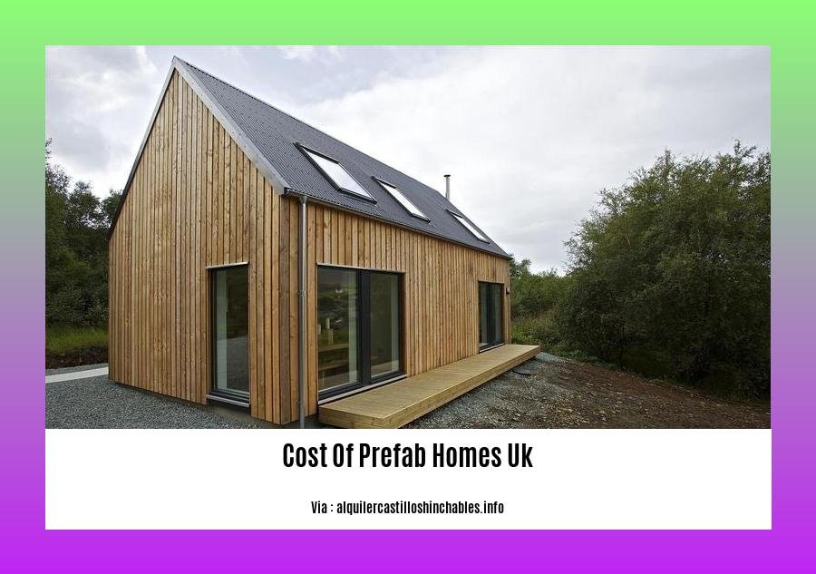 cost of prefab homes uk