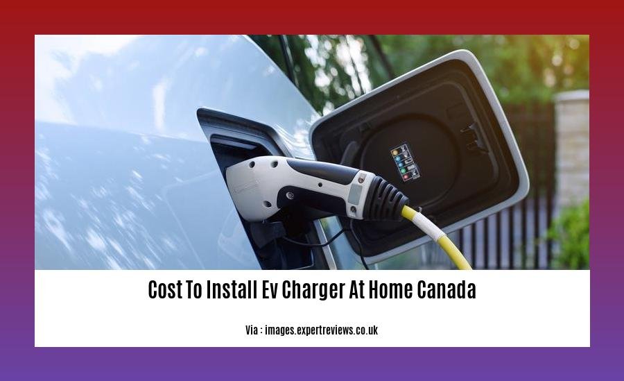 cost to install ev charger at home canada