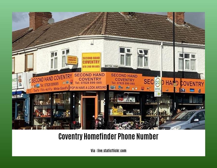 coventry homefinder phone number