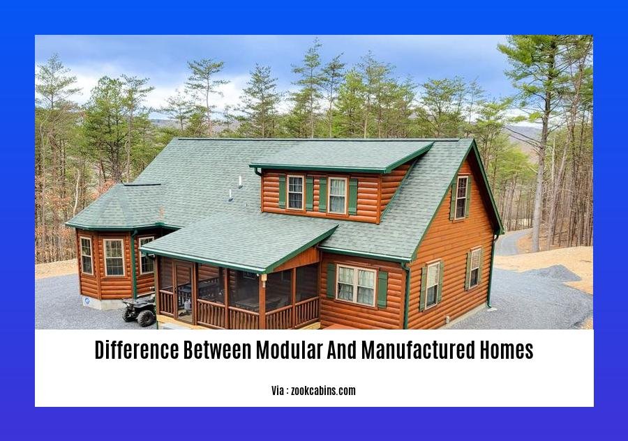 difference between modular and manufactured homes