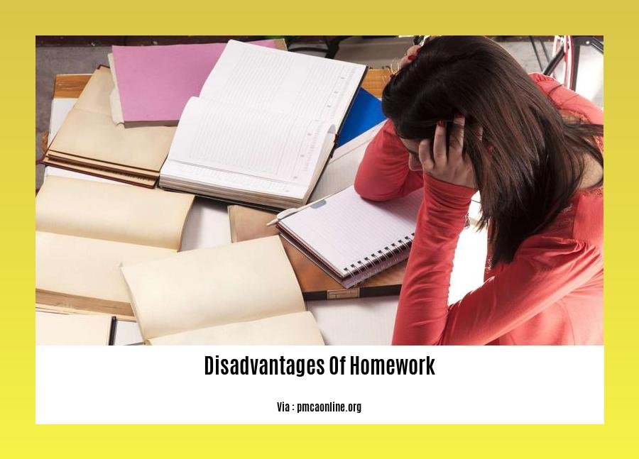 disadvantages of homework