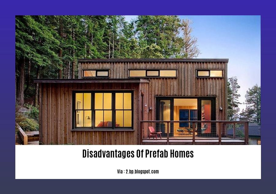 disadvantages of prefab homes