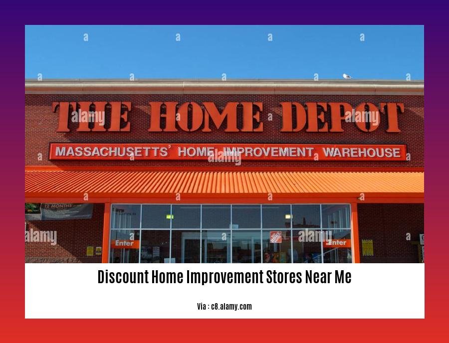 discount home improvement stores near me