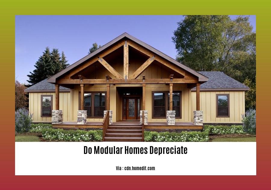 do modular homes depreciate