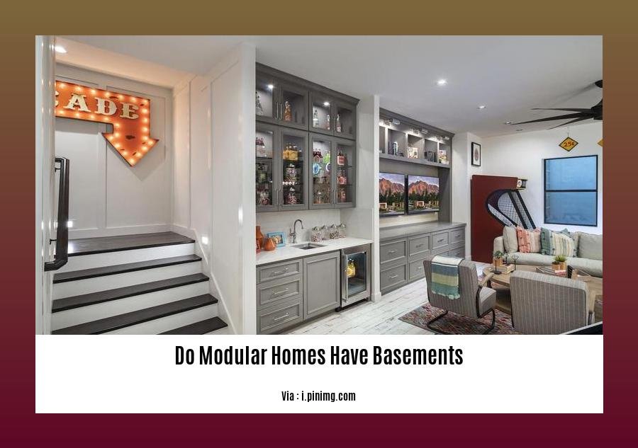 do modular homes have basements