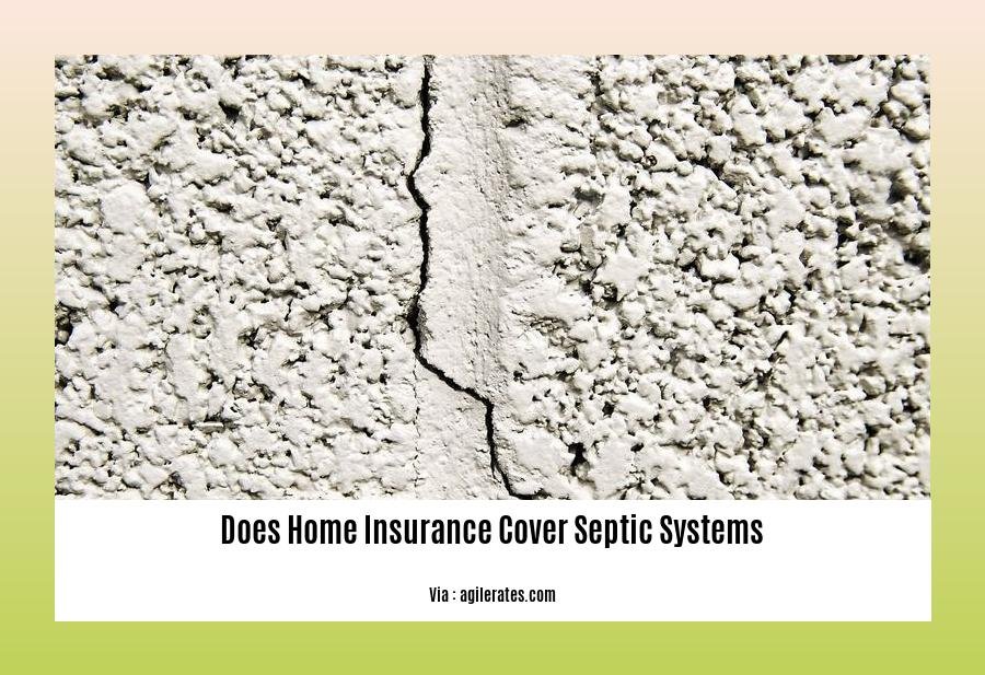 does home insurance cover septic systems