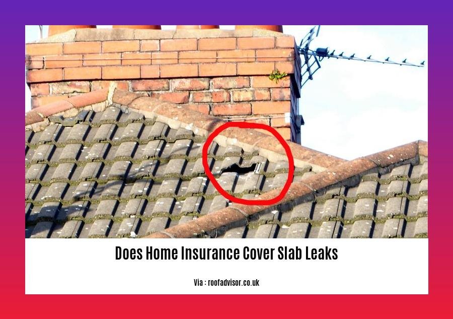 does home insurance cover slab leaks