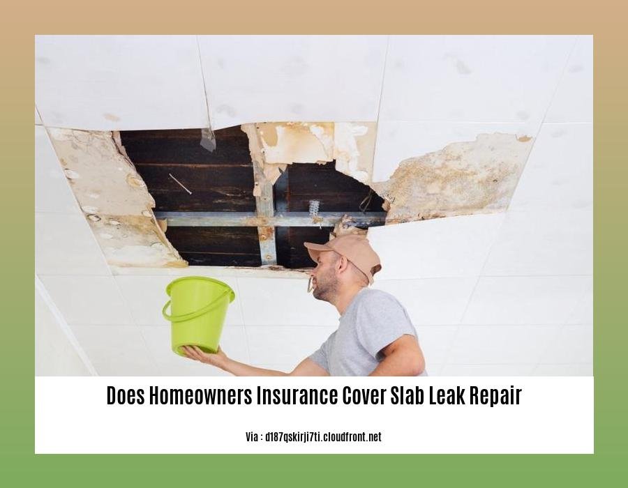 Homeowners slab insurance leak diego covered repair san